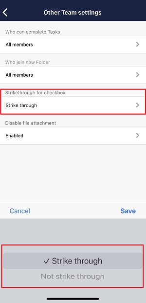 How to change whether the row is struck through when you check a checkbox on Stock_4