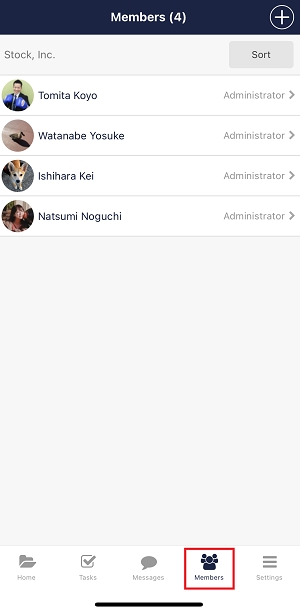 How to sort members on Stock_4