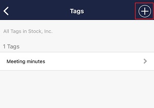 How to create a Tag and set it to Note on Stock_11