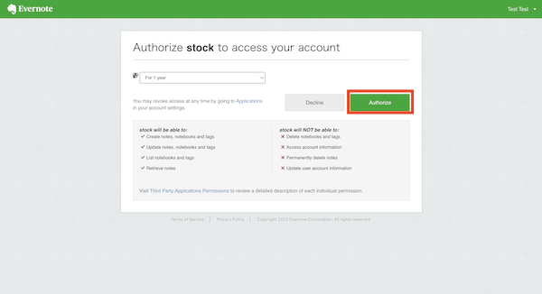 How to import data on Evernote into Stock_3