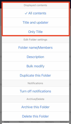How to change the items displayed in the Note list in Stock_4