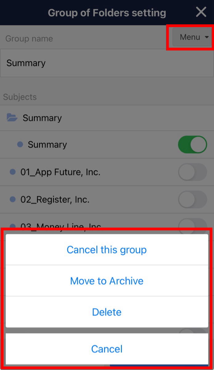 How to move or delete an entire folder group to the Old folder in Stock_4