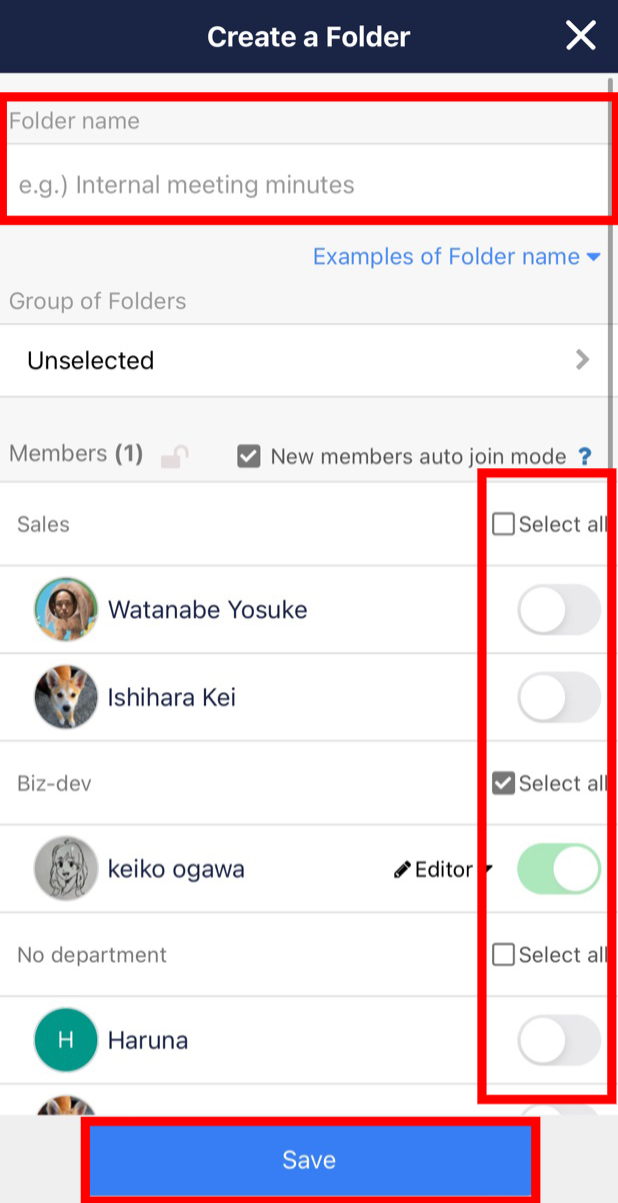 How to create a new Folder on Stock_5
