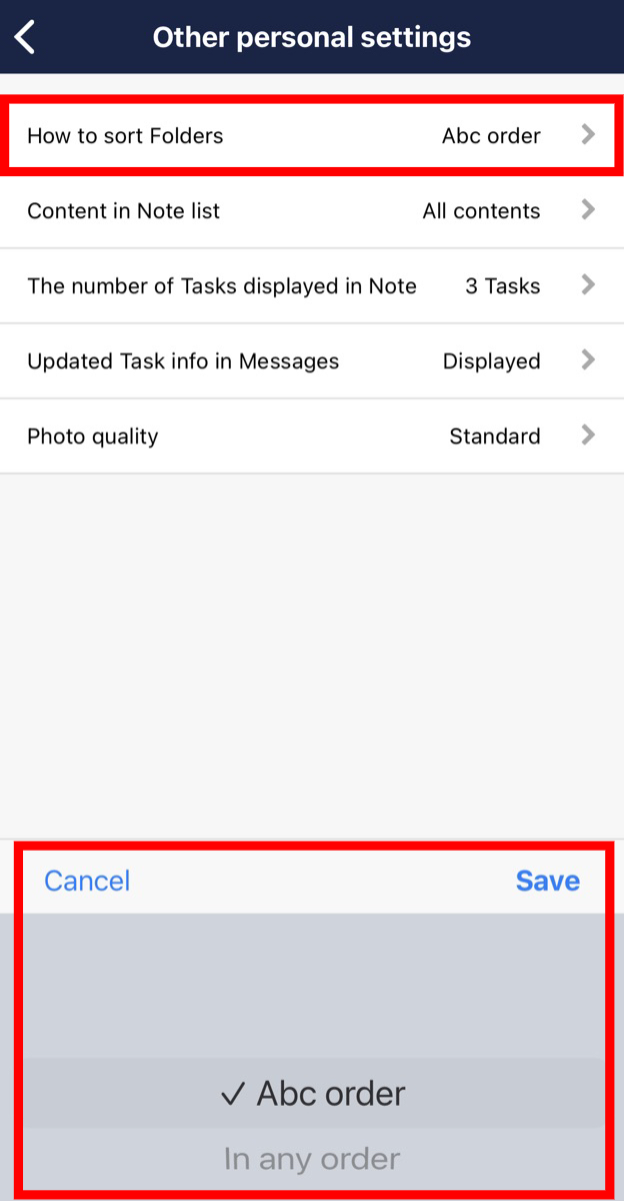 How to change the order of Folders on Stock_4