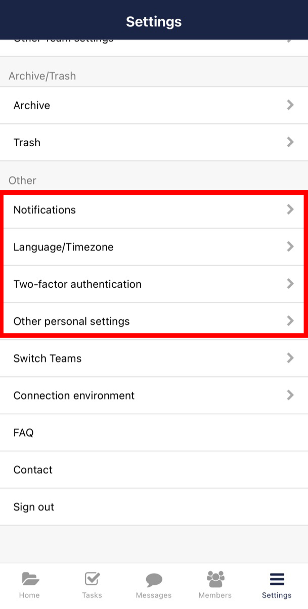 How to change personal settings_4