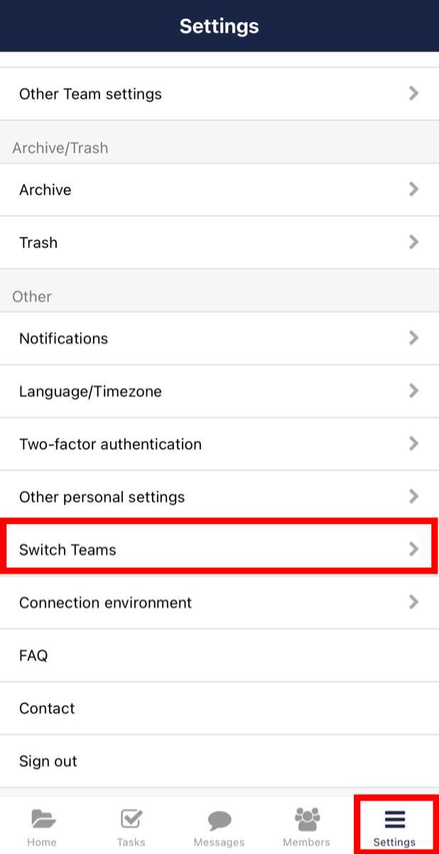 How to switch Teams on Stock_2
