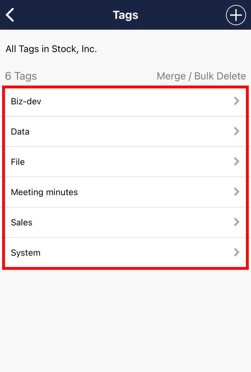 How to edit or delete tags in Stock_5