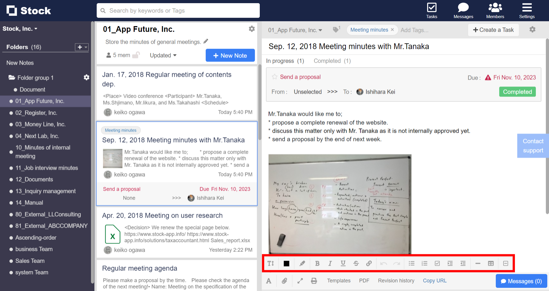 How to edit font on Stock_1