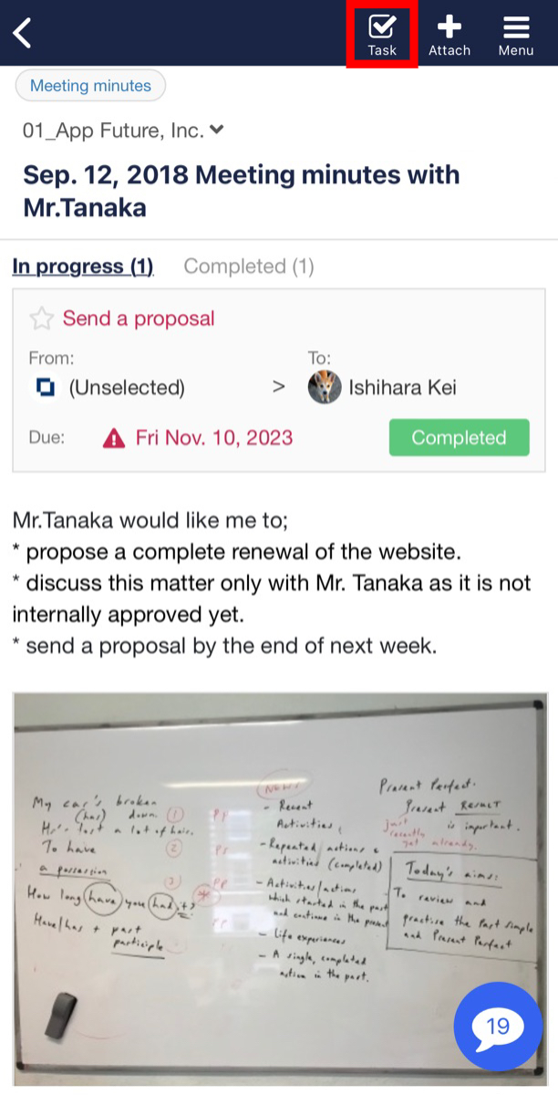 How to create Task on Stock_2