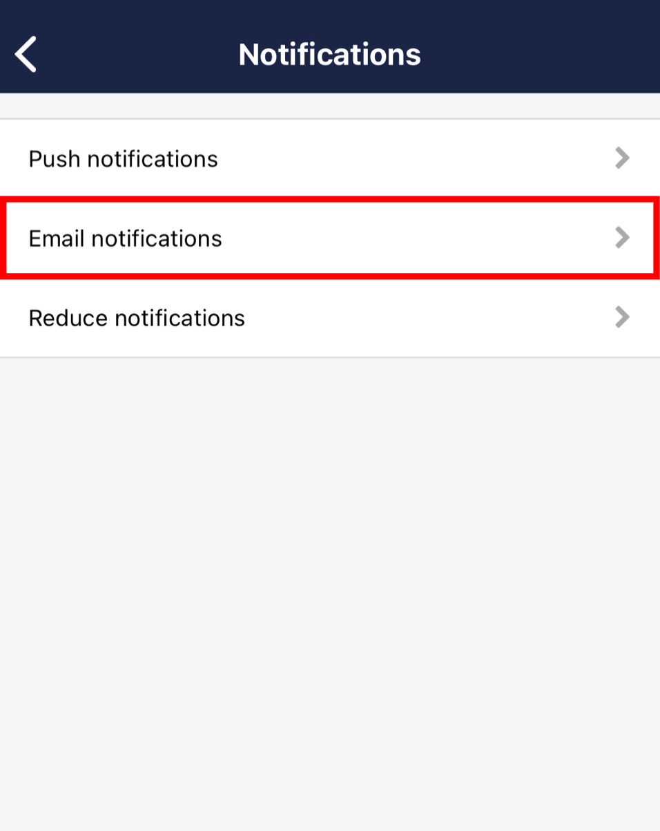 How to set notifications by email on Stock_5