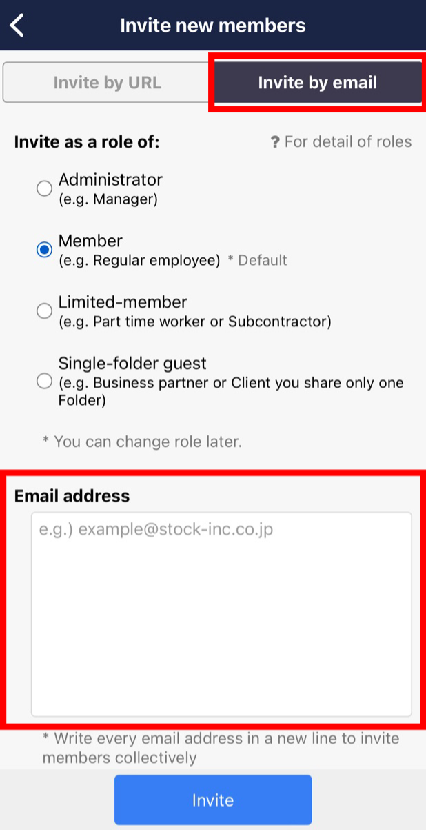 How to invite team members to Stock on SP_3