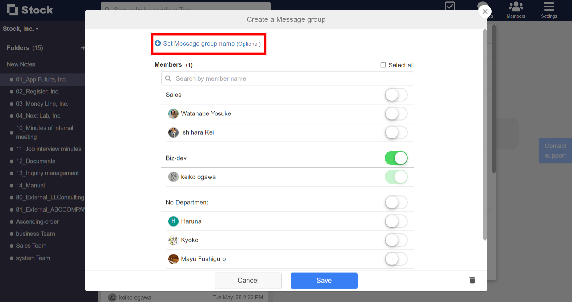 How to send Direct Messages on Stock_4