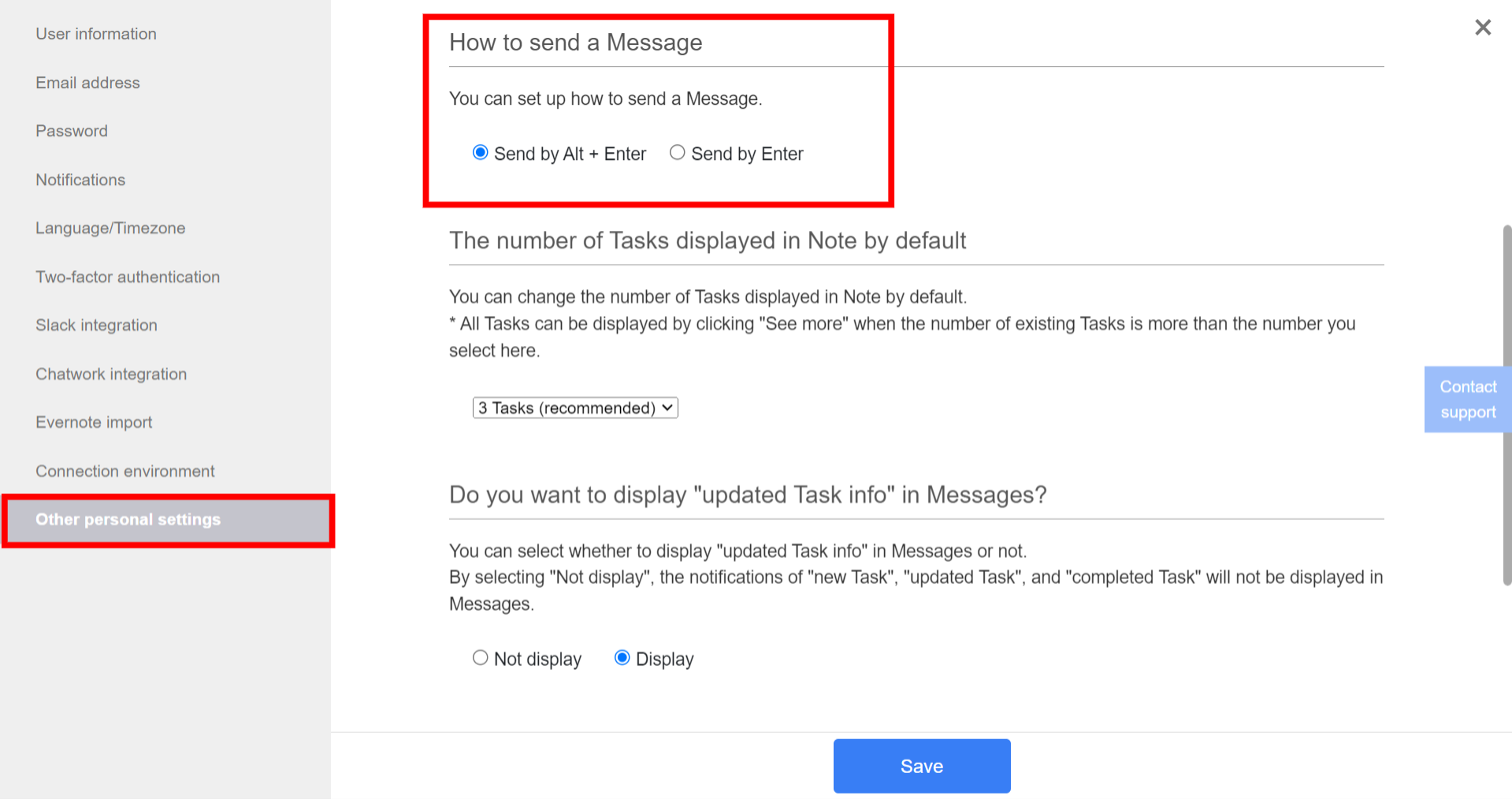 How to change the way to send Message on Stock_2