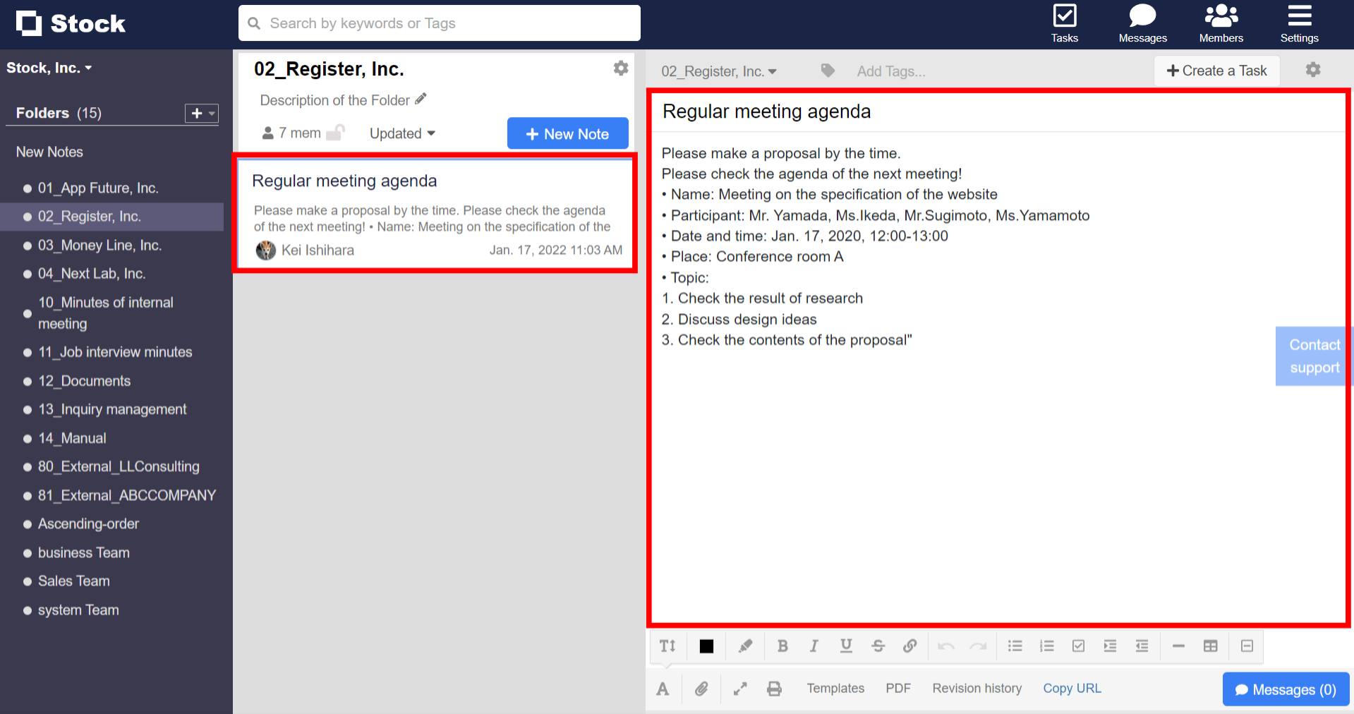 How to move messages on 