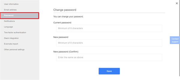 How to change password on Stock_2

