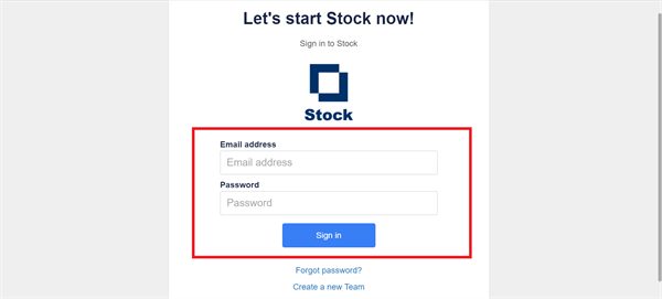 How to sign in by Two-factor authentication on Stock_1