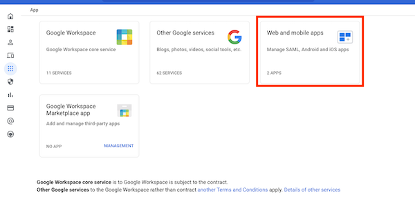 How to set Single sign-on on Google Workspace (G Suite)_2
