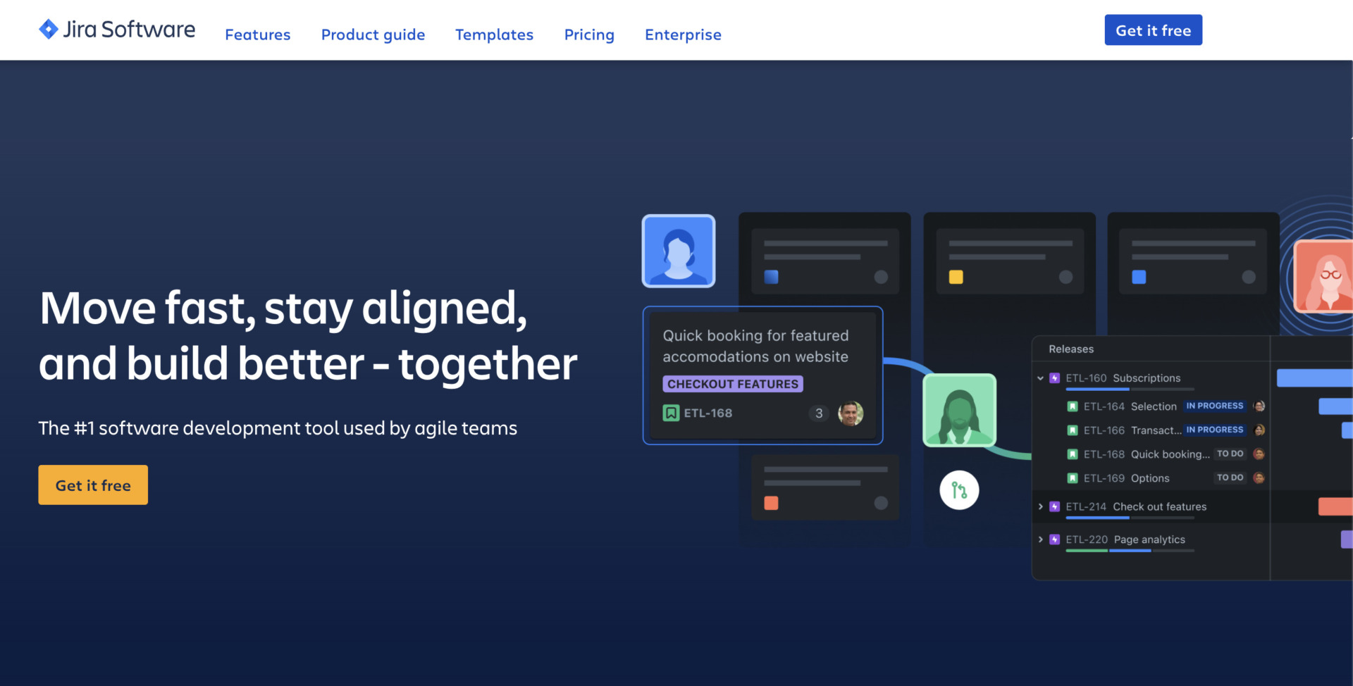 Top page of Jira Software