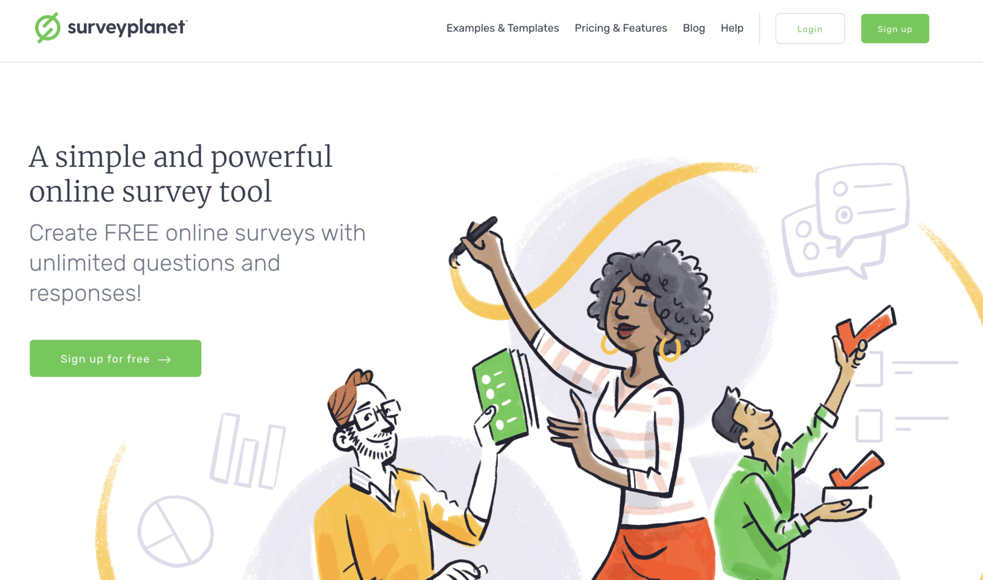 Image of top page of Surveyplanet