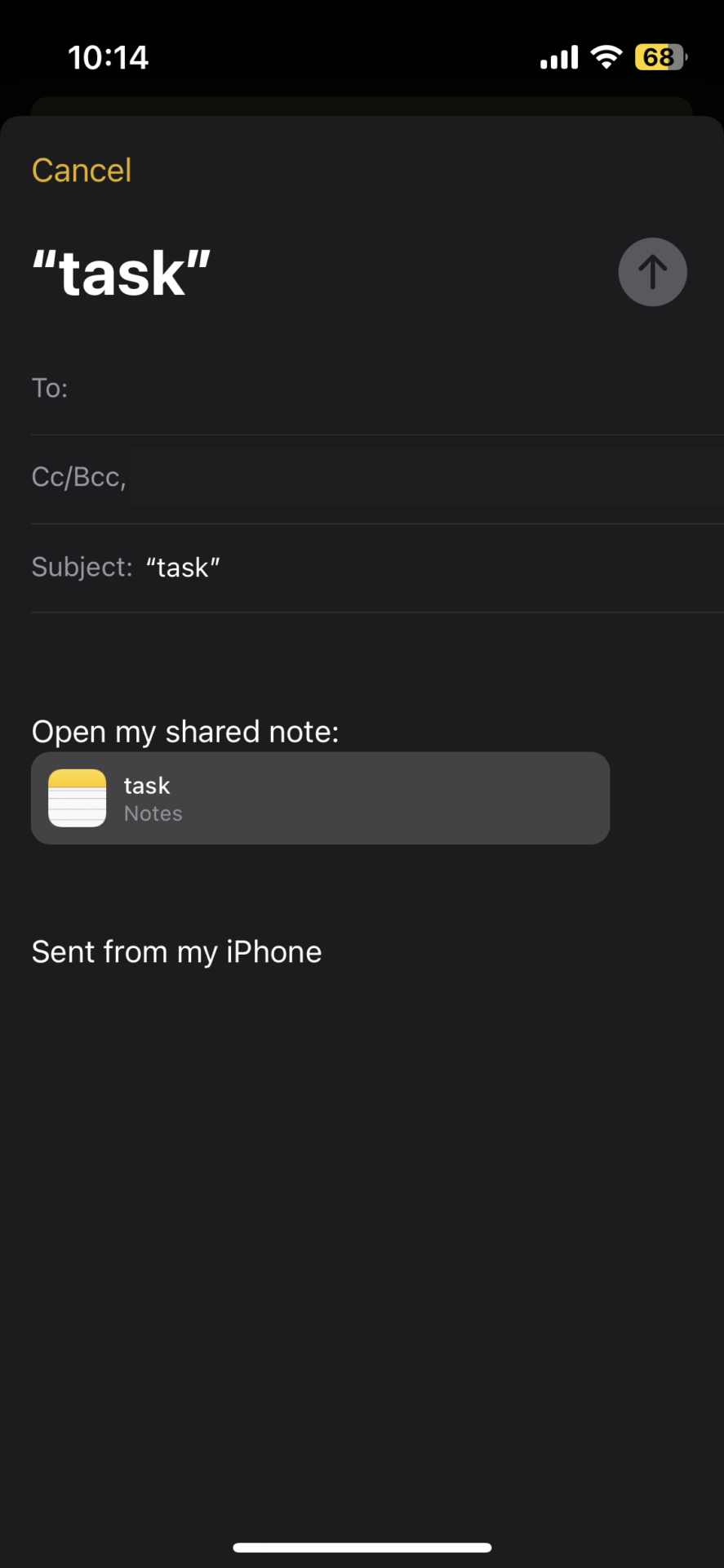 Image of sending the invitation to co-editor