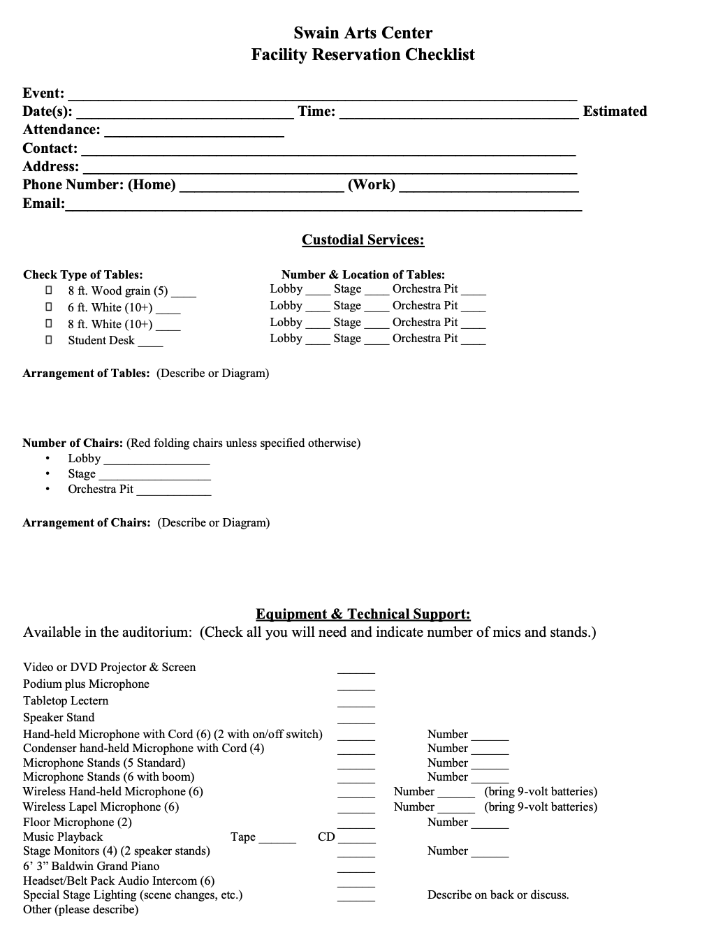 Appointment template by Template.net