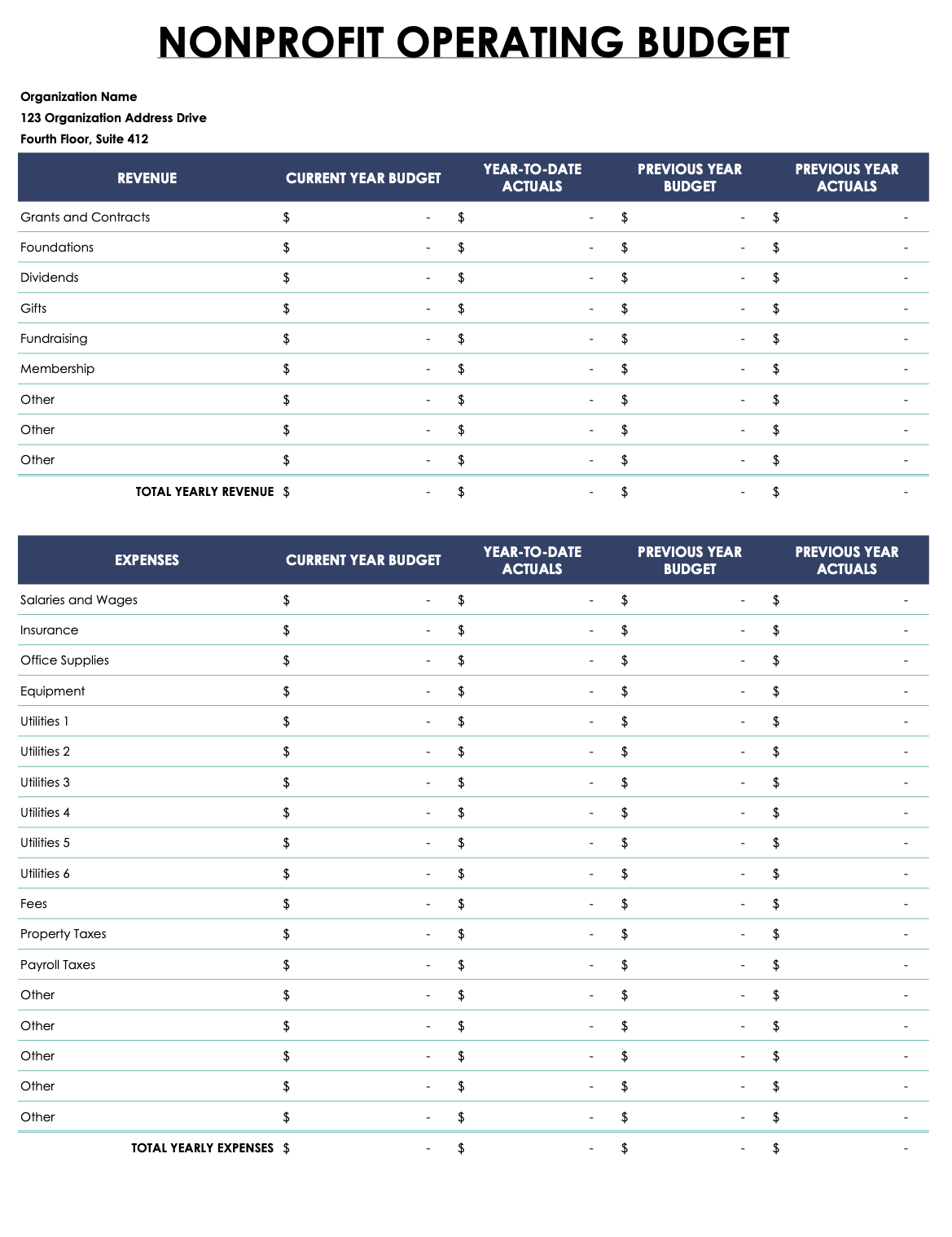 Template image of Budgettemplate.net