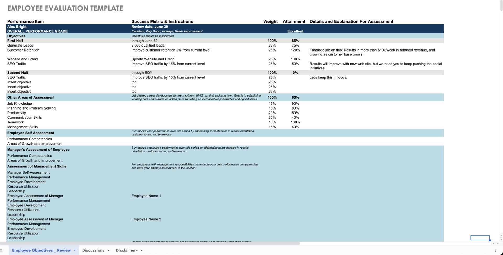 Image of template by Smartsheet