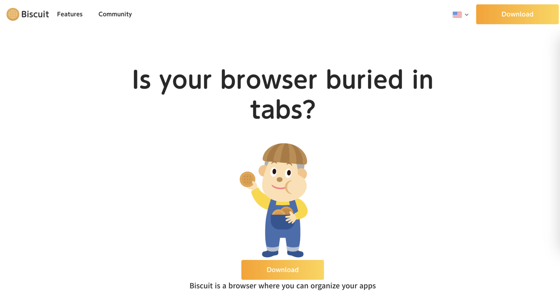 The top page of Biscuit