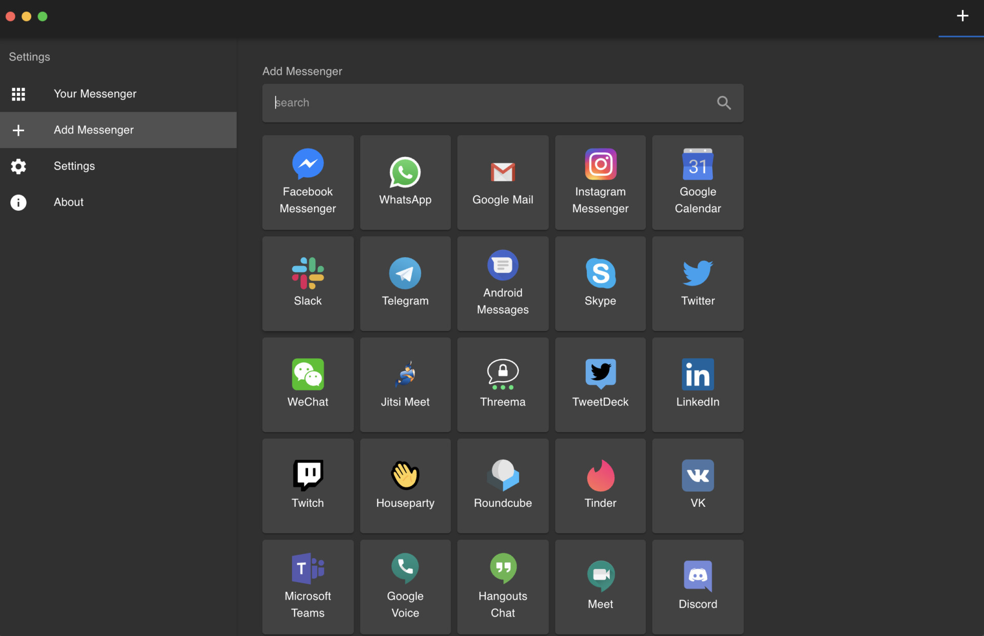 Actual image of All-in-one messenger