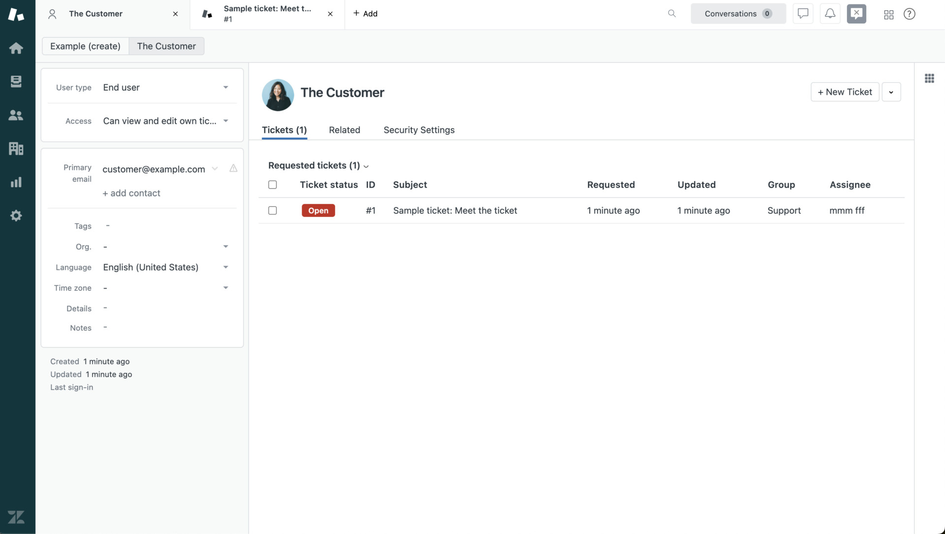 Actual image of Zendesk