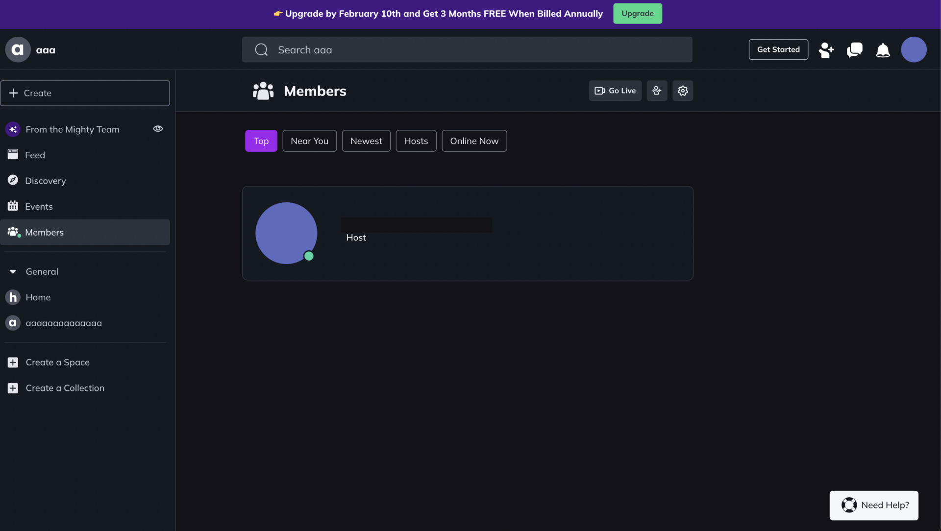 Actual image of Member Clicks