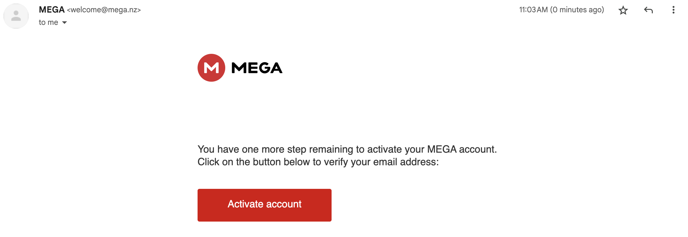Image of activating account