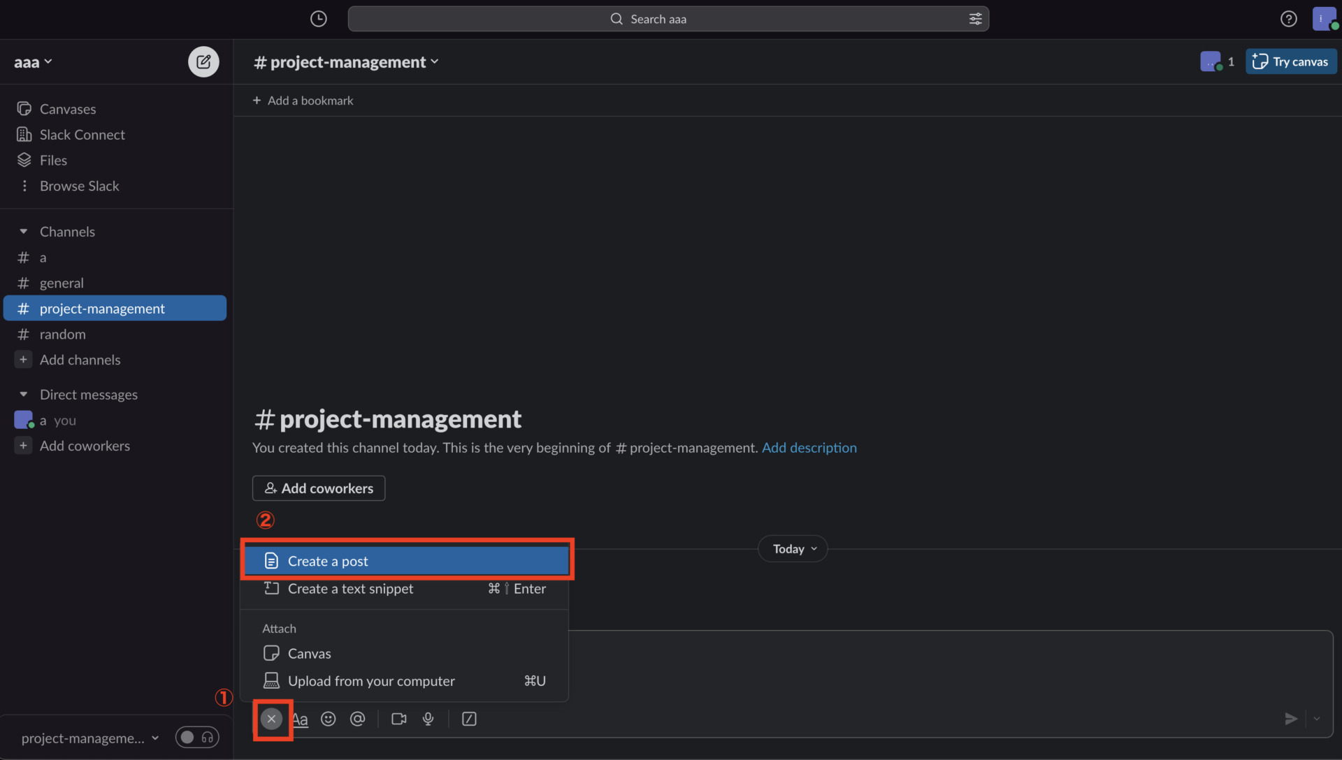 Image of choosing post editor