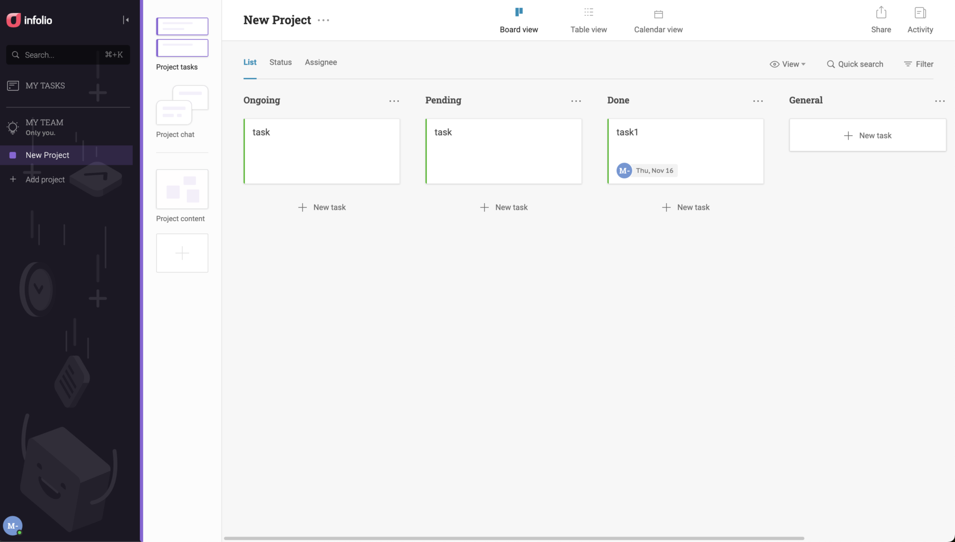 Actual picture of Infolio