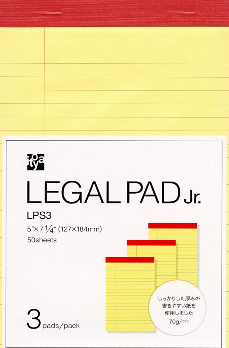 伊東屋 リーガルパッド Jr. のAmazonページ