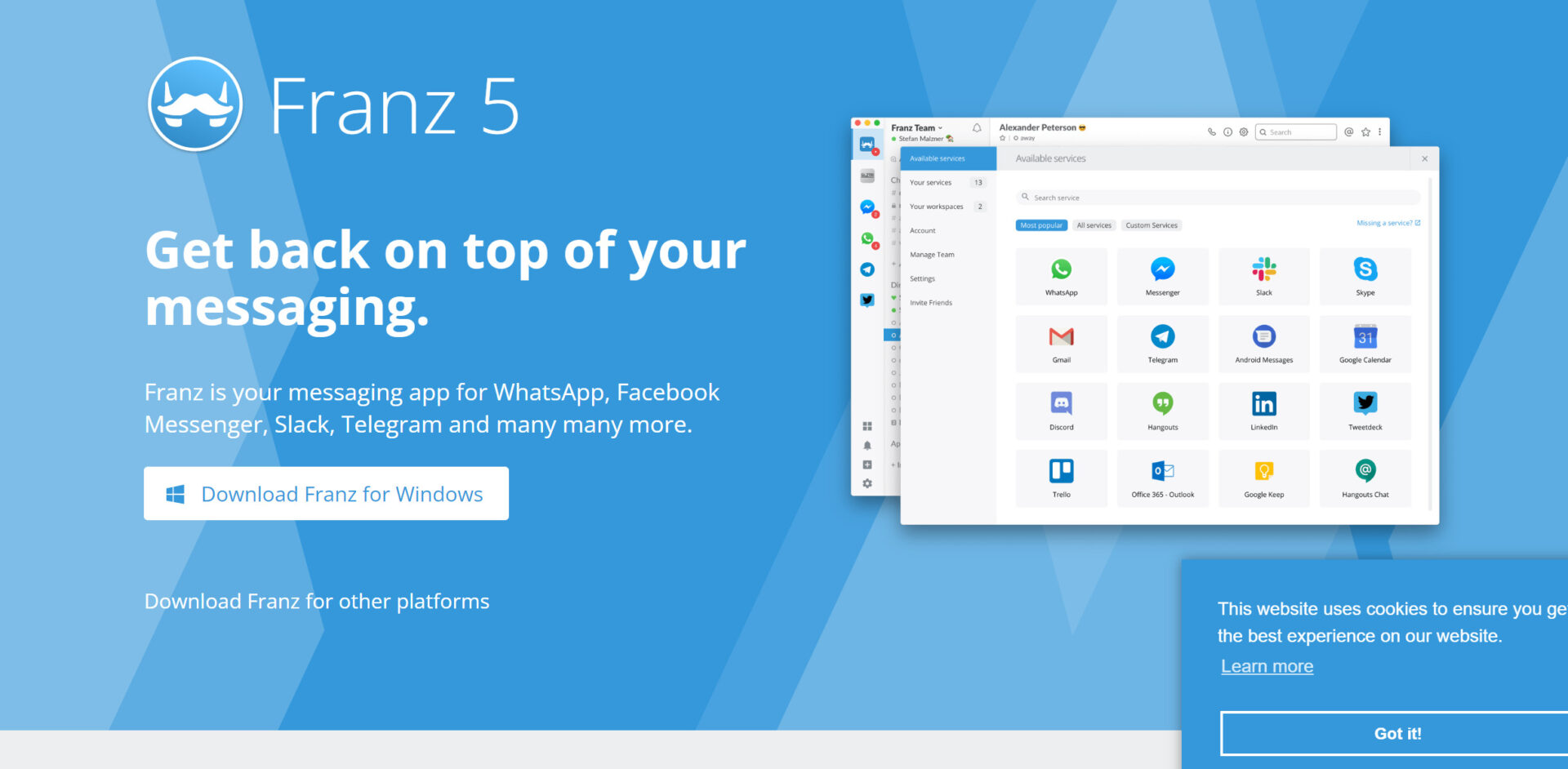 Franzのトップ画像