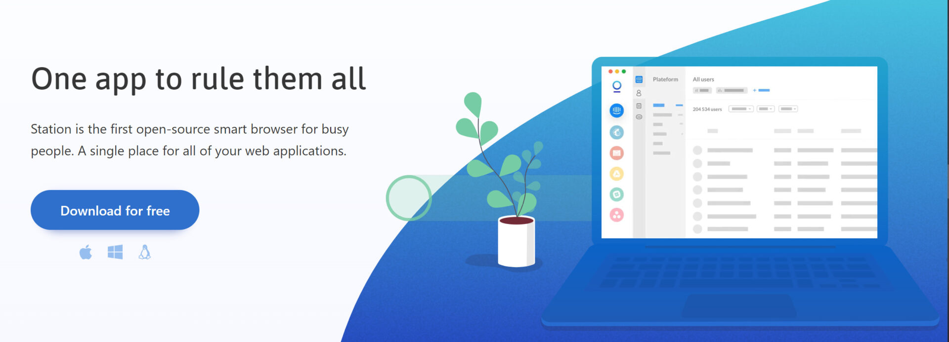 Stationのトップ画像