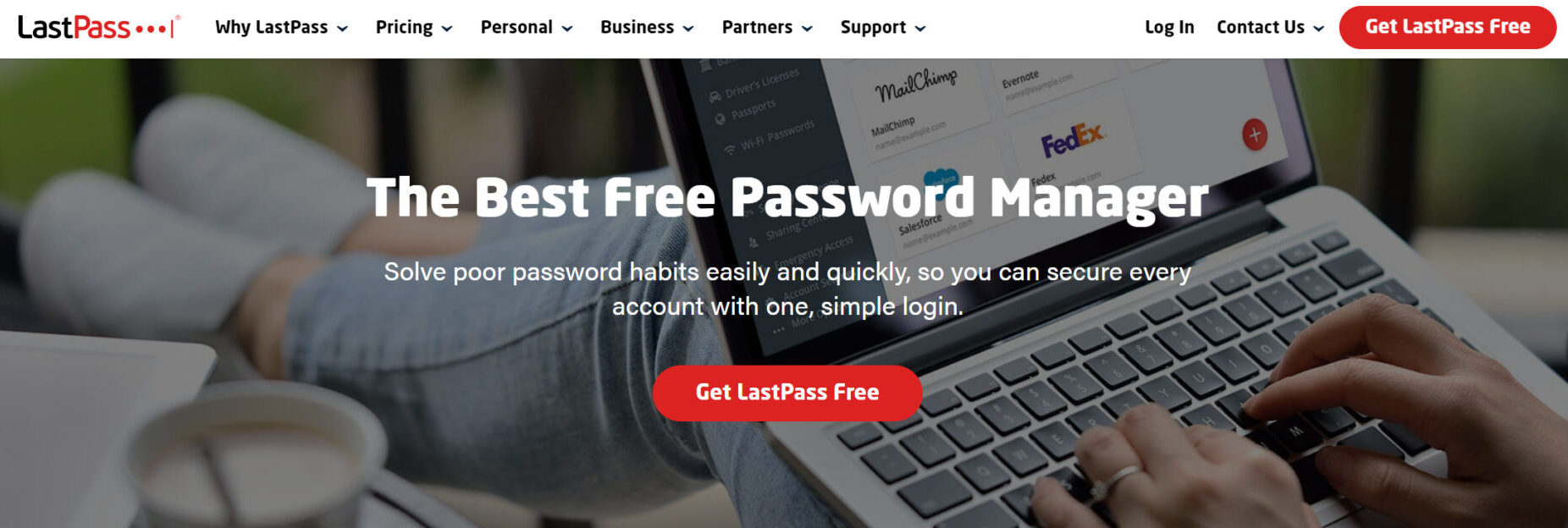 LastPass Password Managerのトップ画像