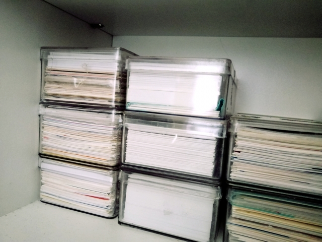 大量の文書の画像
