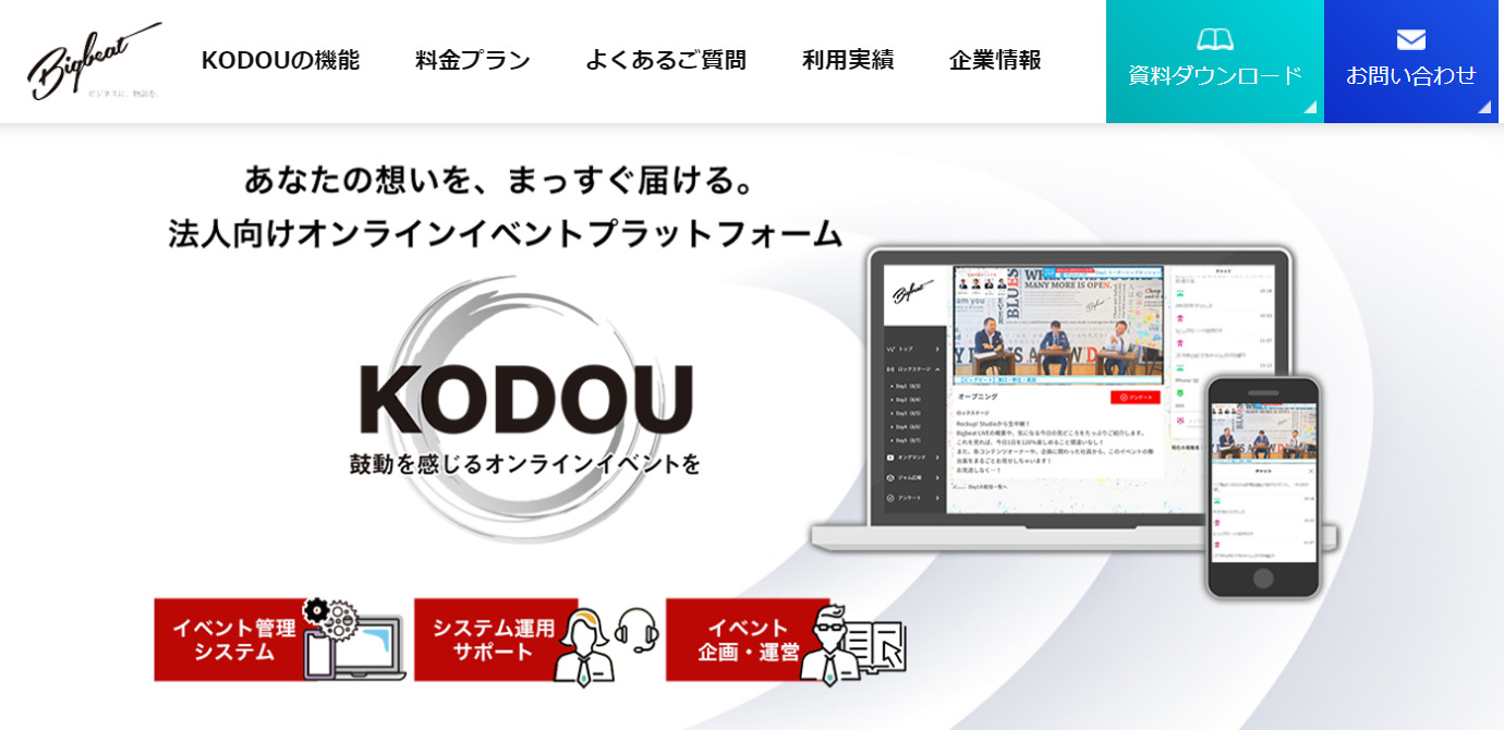 KODOUのトップページ
