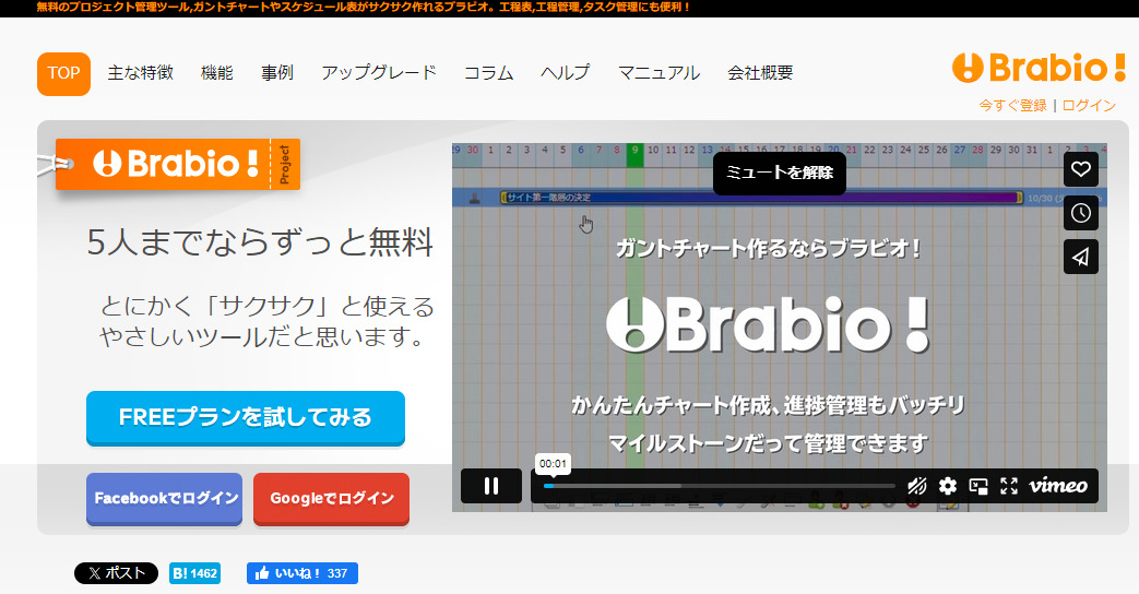 Brabio!のトップページ