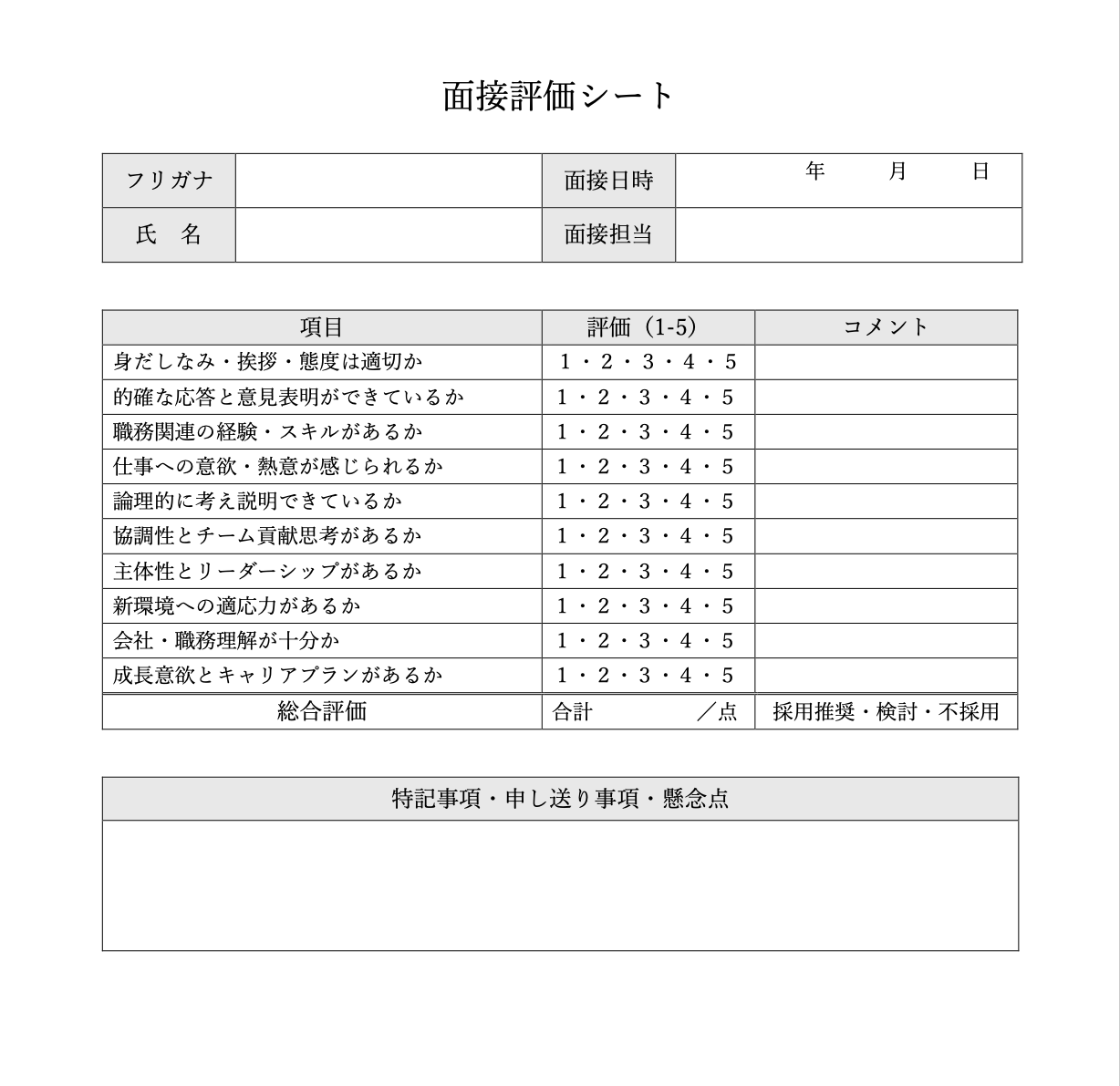 ビズ研のテンプレート